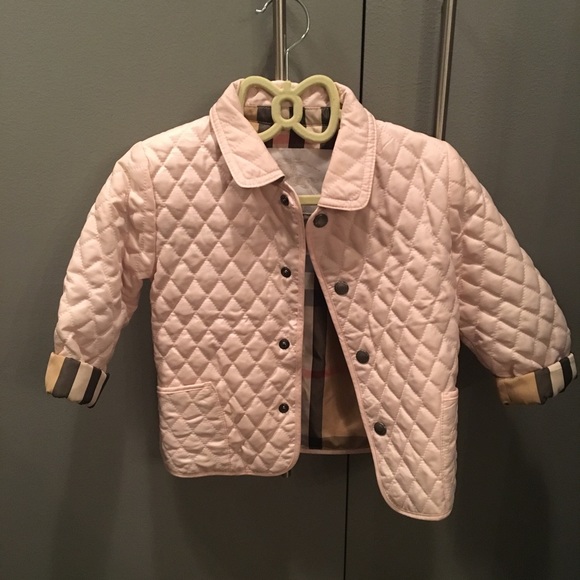 burberry infant quilted jacket